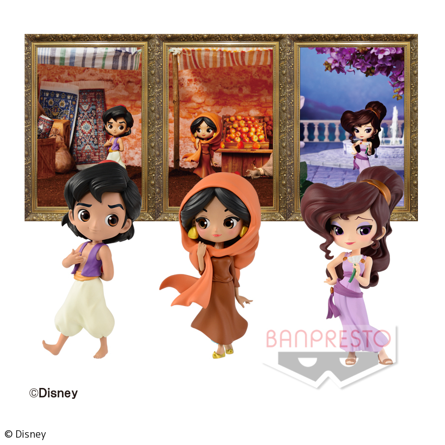 Disney Characters Q posket petit -Aladdin・Jasmine・Megara-｜タイトーのおすすめプライズ