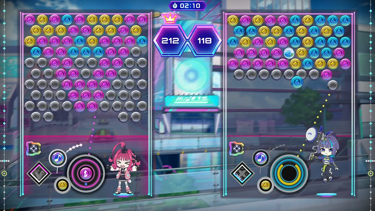 QQQbeats!!!ゲーム画面