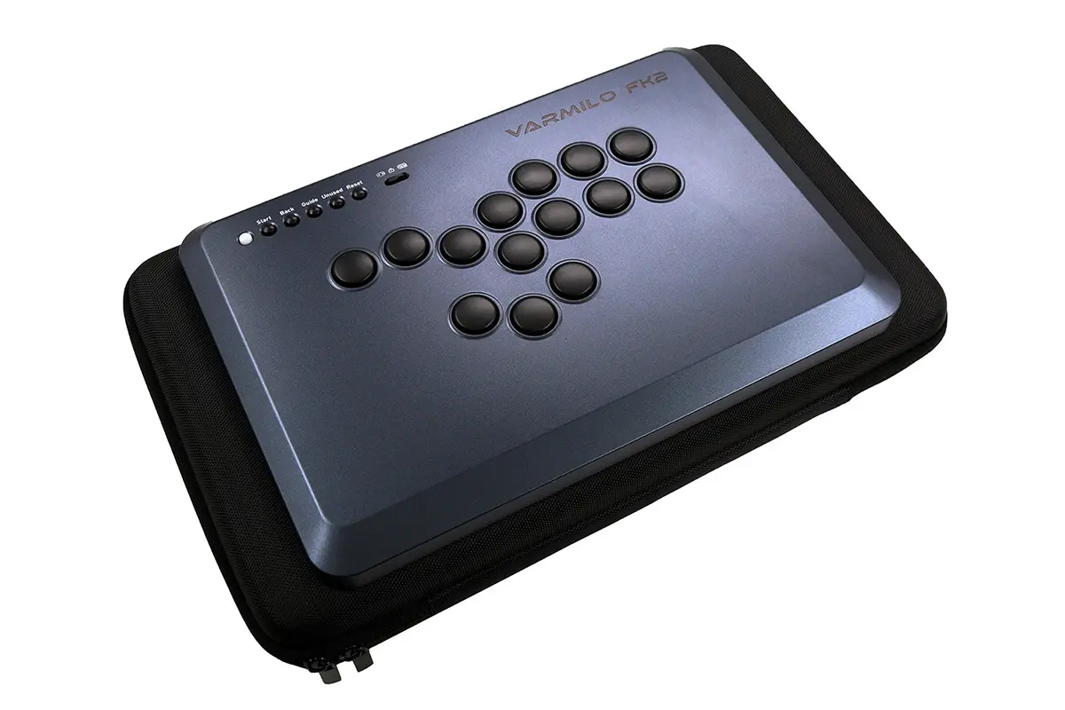 格闘ゲーム用レバーレスアーケードコントローラー VARMILO FK2 Black Leverless Arcade Controller for Fighting Games