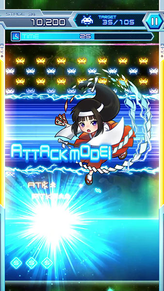 アルカノイドvsインベーダー