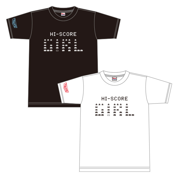 ハイスコアガール×スペースインベーダー コラボ Tシャツ
