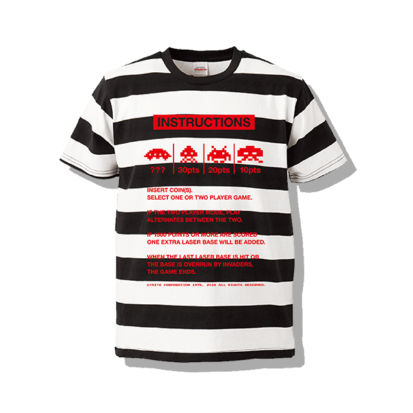 インベーダー インストボーダーTシャツ