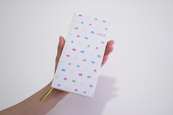 スペースインベーダー×ほぼ日手帳2019 weeks
