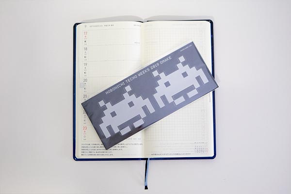 スペースインベーダー×ほぼ日手帳2019 weeks