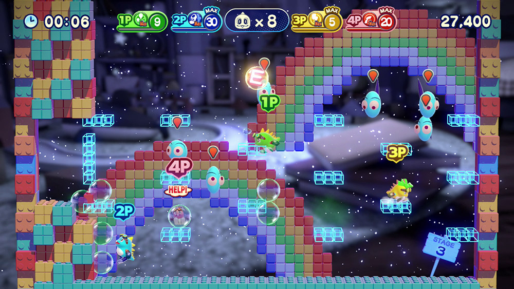 『バブルボブル 4 フレンズ』ゲーム画面