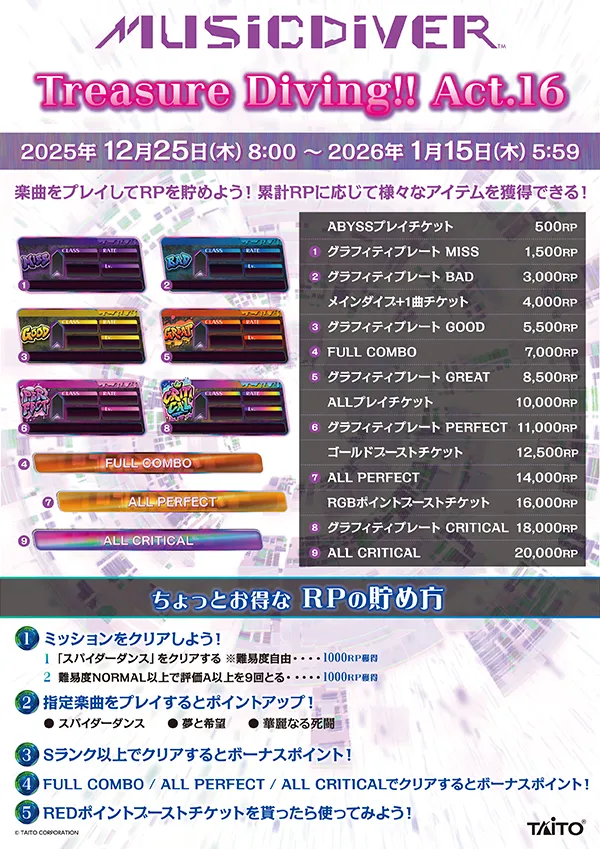 Treasure Diving!! Act.16　POP画像