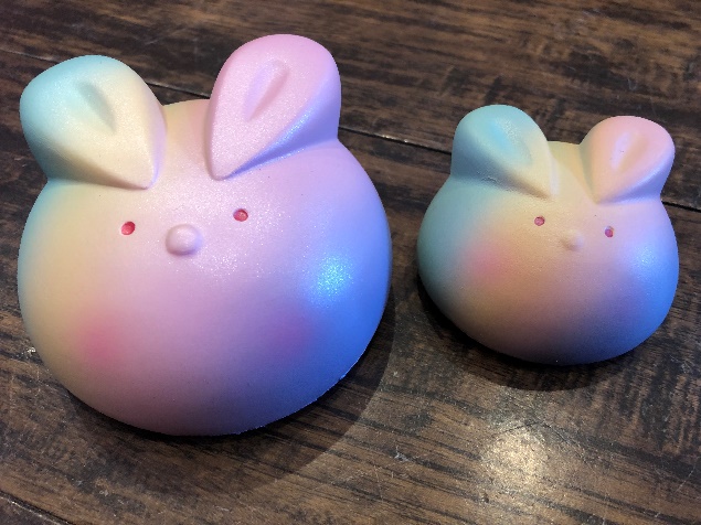 マシュマロうさぎBIG レインボー