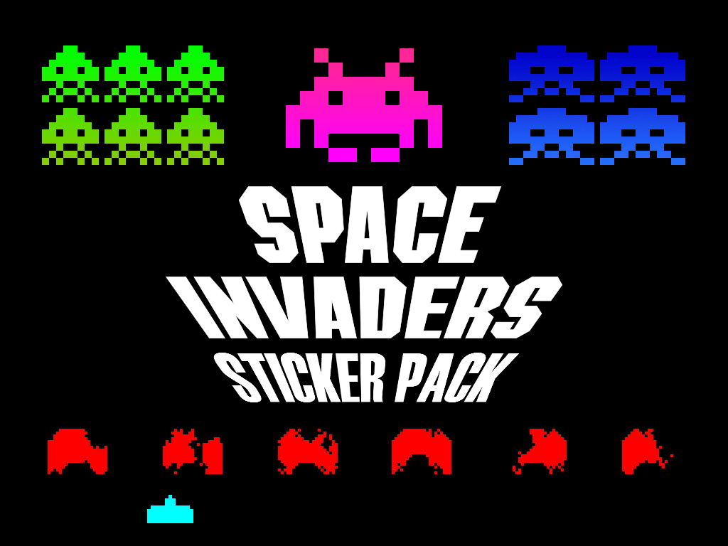Space Invaders Sticker Packアイコン
