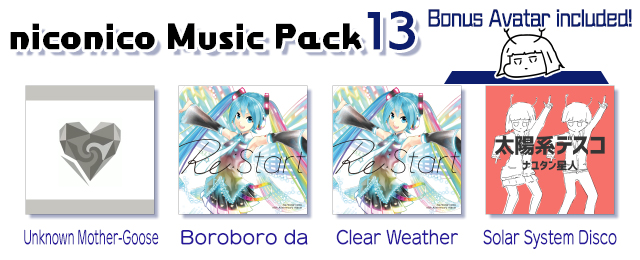 Niconico Music Pack 13 Added!