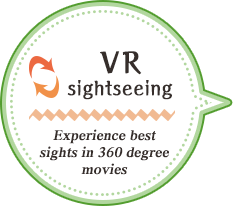 Experience best sights in 360 degree movies！VR-sightseeing