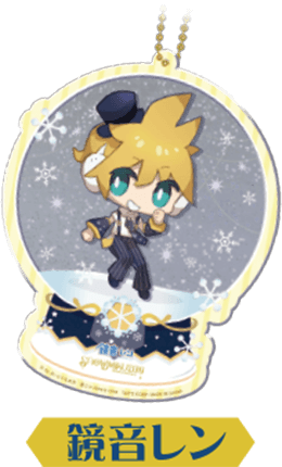 ラメ入りアクリルチャーム 鏡音レン