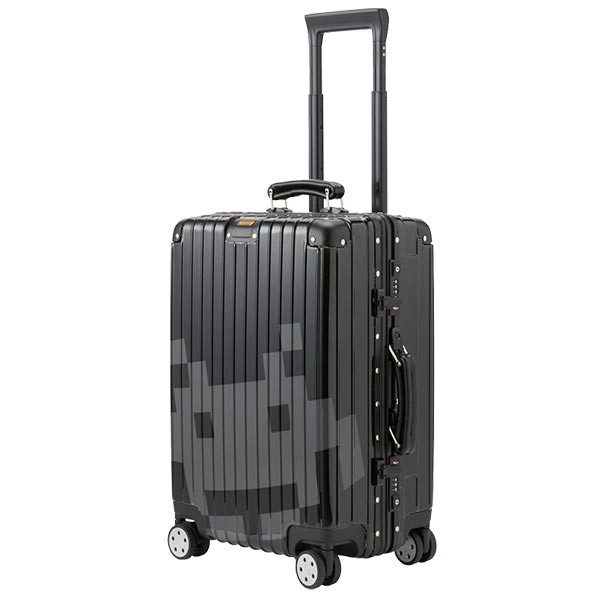 AND INVADERS スーツケース ブラック