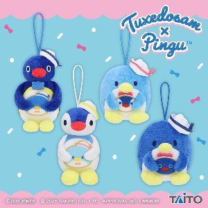 ピングー×タキシードサム ぬいぐるみマスコット