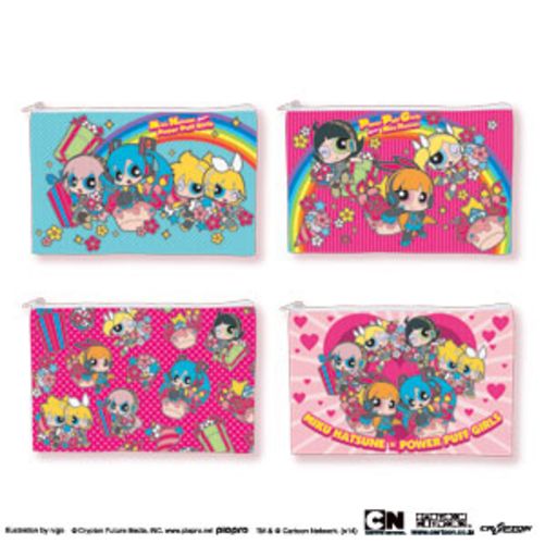 初音ミク×パワーパフ ガールズ　ミニポーチ