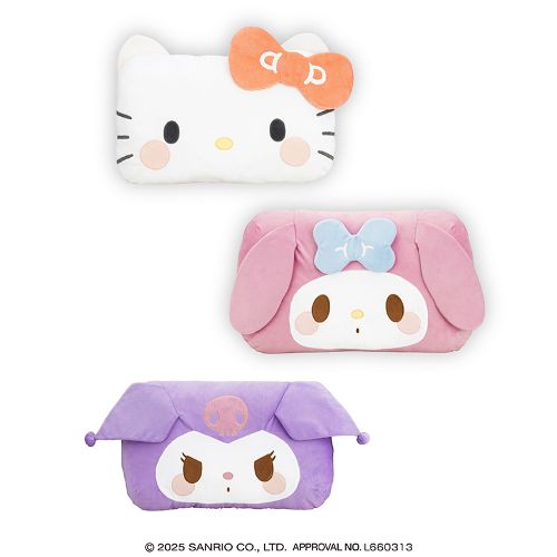 サンリオキャラクターズ むきゅむきゅかどまるクッション