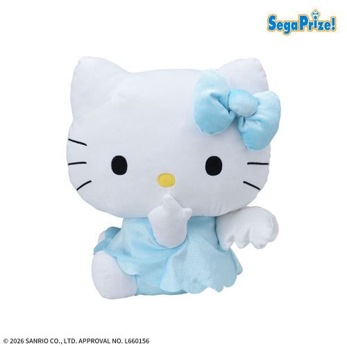 ハローキティ LLぬいぐるみ 水色エンジェル｜タイトーの5月のおすすめ 