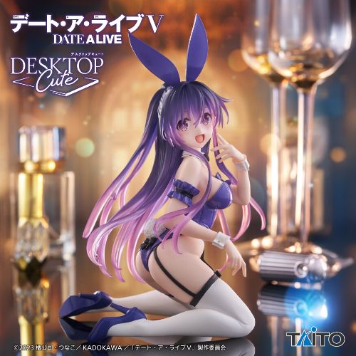 デート・ア・ライブⅤ Desktop Cute フィギュア 夜刀神十香~バニーver.~