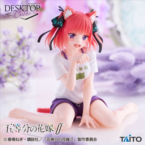 五等分の花嫁∬ Desktop Cute フィギュア 中野二乃~描き下ろしCat room wear ver.~